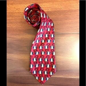 🍁END of YEAR SALE🍁J.Z. RICHARDS Red Silk Vintage Necktie
